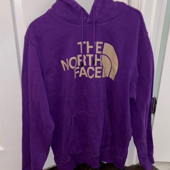 Men’s The North Face Purple and Tan Hoodie - Picture 1 of 6